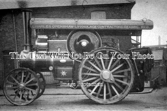 BK 292 - Charles Openshaw Haulage Contractor, Reading, Berkshire c1910