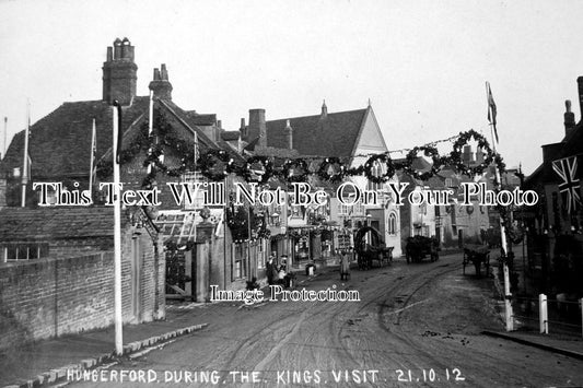 BK 316 - Hungerford During The Kings Visit, Berkshire 1912