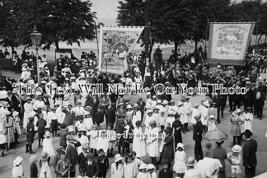 BK 32 - Tilehurst, Berkshire c1910 - Reading Branch Vehicle Workers Union Rally