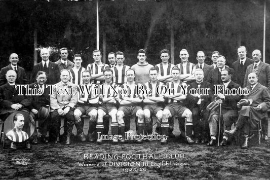 BK 336 - Reading Football Club, Berkshire 1925-26