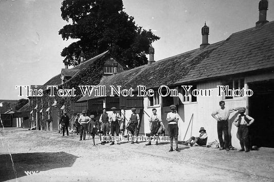BK 343 -  Stable Boys, Whatcombe Farm, Berkshire c1911