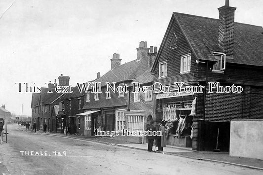 BK 356 - Butchers & Fishmonger, Theale, Berkshire c1913
