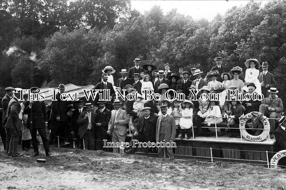 BK 382 - Police Outing, Reading, Berkshire 1910