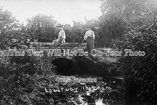 BK 401 - Bourne Ditch Bridge, Lower Way, Thatcham, Berkshire c1910