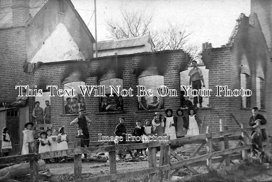 BK 414 - Fire At John Brown & Sons, Thatcham, Berkshire c1907