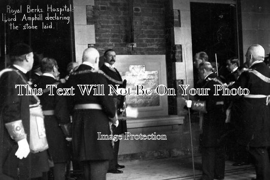BK 417 - Lord Amphill Declaring Stone Laid, Royal Berkshire Hospital