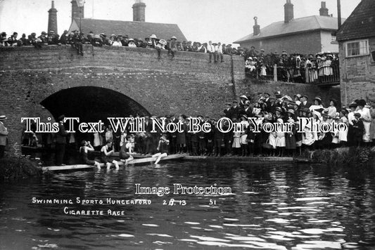 BK 427 - Swimming Sports, Hungerford, Berkshire c1913