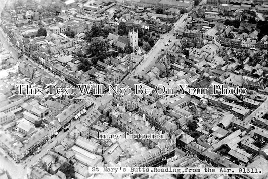 BK 448 - Aerial View Of St Marys Butts, Reading, Berkshire c1930