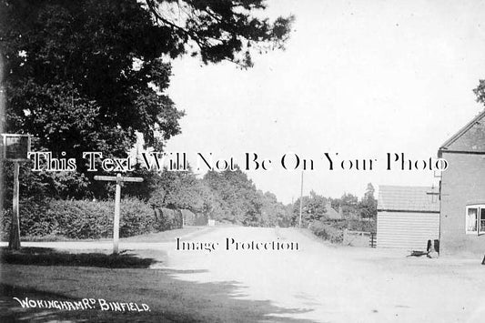 BK 487 - Wokingham Road, Binfield, Bracknell, Berkshire c1915