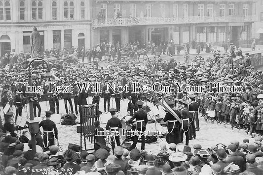 BK 489 - Life Guards Band, St Georges Day, Windsor, Berkshire 1909