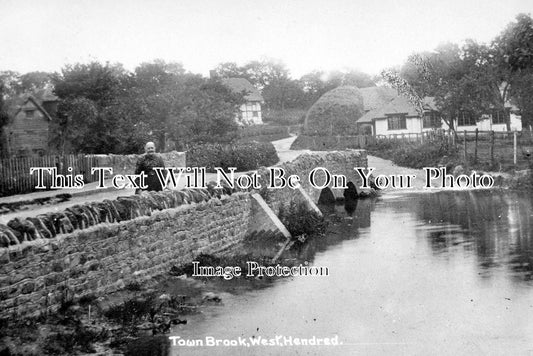 BK 495 - Town Brook, West Hendred, Berkshire c1914