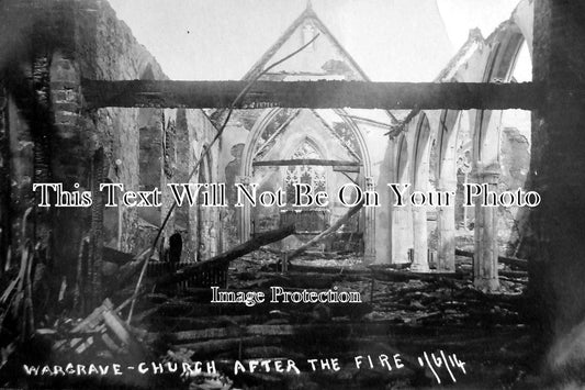 BK 5 - Wargrave Church, Wargrave, Berkshire - After The Fire 1914