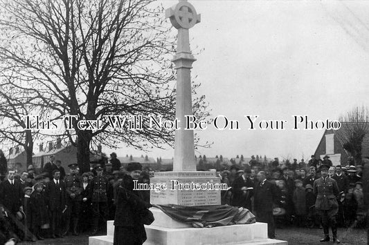 BK 51 - Unveiling War Memorial, Tilehurst, Reading, Berkshire 1920's
