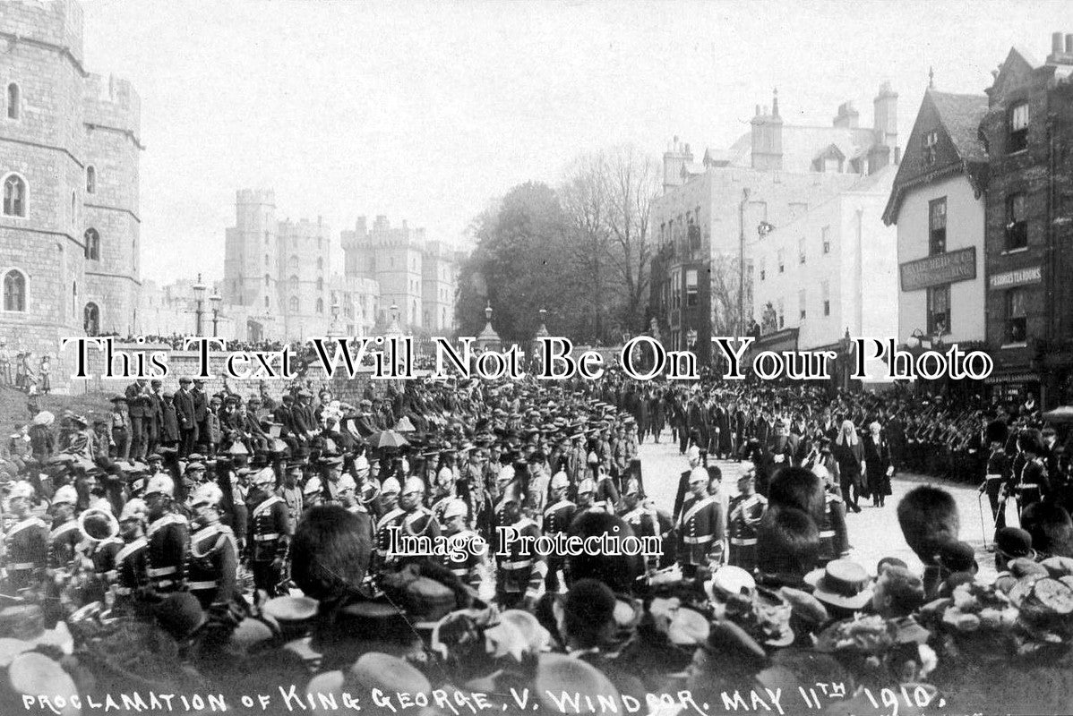 BK 512 - Proclamation Of King George V, Windsor, Berkshire 1910