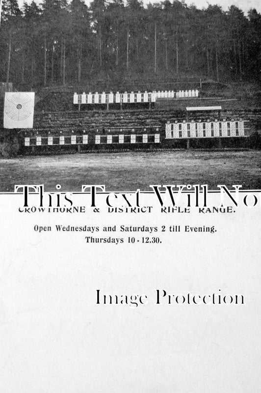 BK 527 - Crowthorne & District Rifle Range, Berkshire