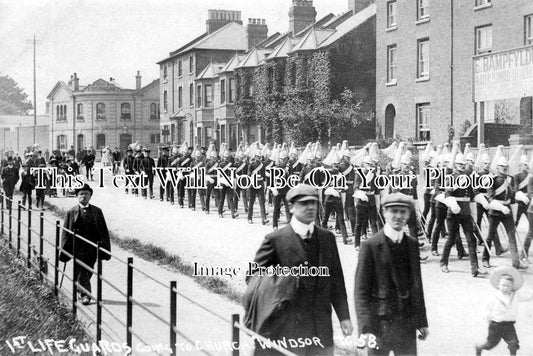 BK 542 - 1st Life Guards Going To Church, Windsor, Berkshire