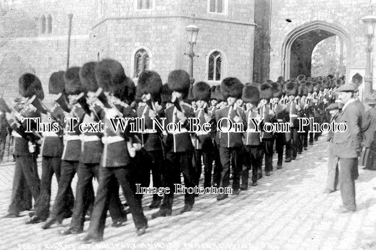BK 549 - Scots Guards At Military Knights Funeral, Windsor, Berkshire
