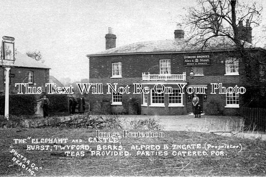 BK 55 - Elephant & Castle Pub, Hurst, Twyford, Berkshire