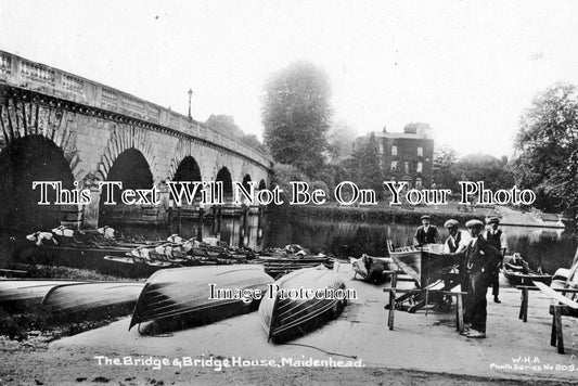 BK 553 - Bridge & Bridge House, Maidenhead, Berkshire