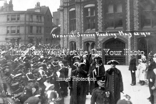 BK 562 - Memorial Service, Reading, Berkshire 1910