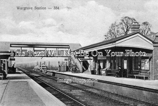 BK 578 - Wargrave Railway Station, Berkshire c1910