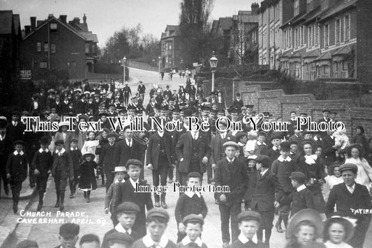 BK 592 - Church Parade, Caversham, Berkshire 1909