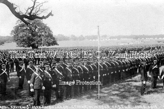 BK 597 - ROyal Review Of St John Ambulance, Windsor, Berkshire 1912