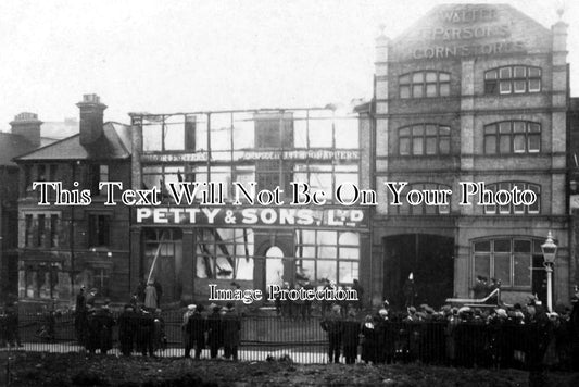 BK 619 - Petty Printers, Parsons Corn Store Fire, Reading, Berkshire c1910