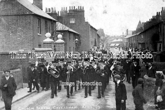 BK 645 - Church Parade, Fire Station, Caversham, Berkshire c1909