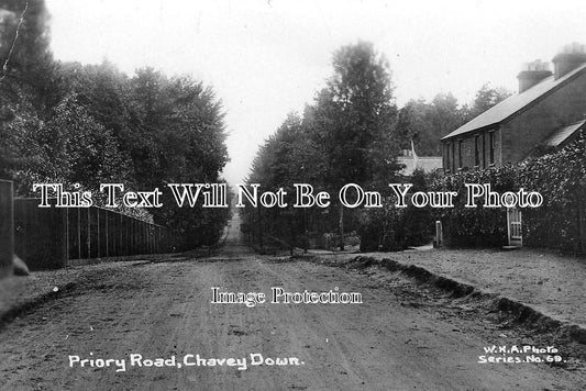 BK 657 - Priory Road, Chavey Down, Berkshire c1915