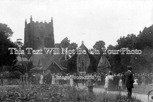 BK 667 - Wargrave Church, Suffragettes Burnt Down, Berkshire 1914