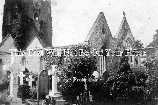 BK 668 - Wargrave Church, Suffragettes Burnt Down, Berkshire 1914