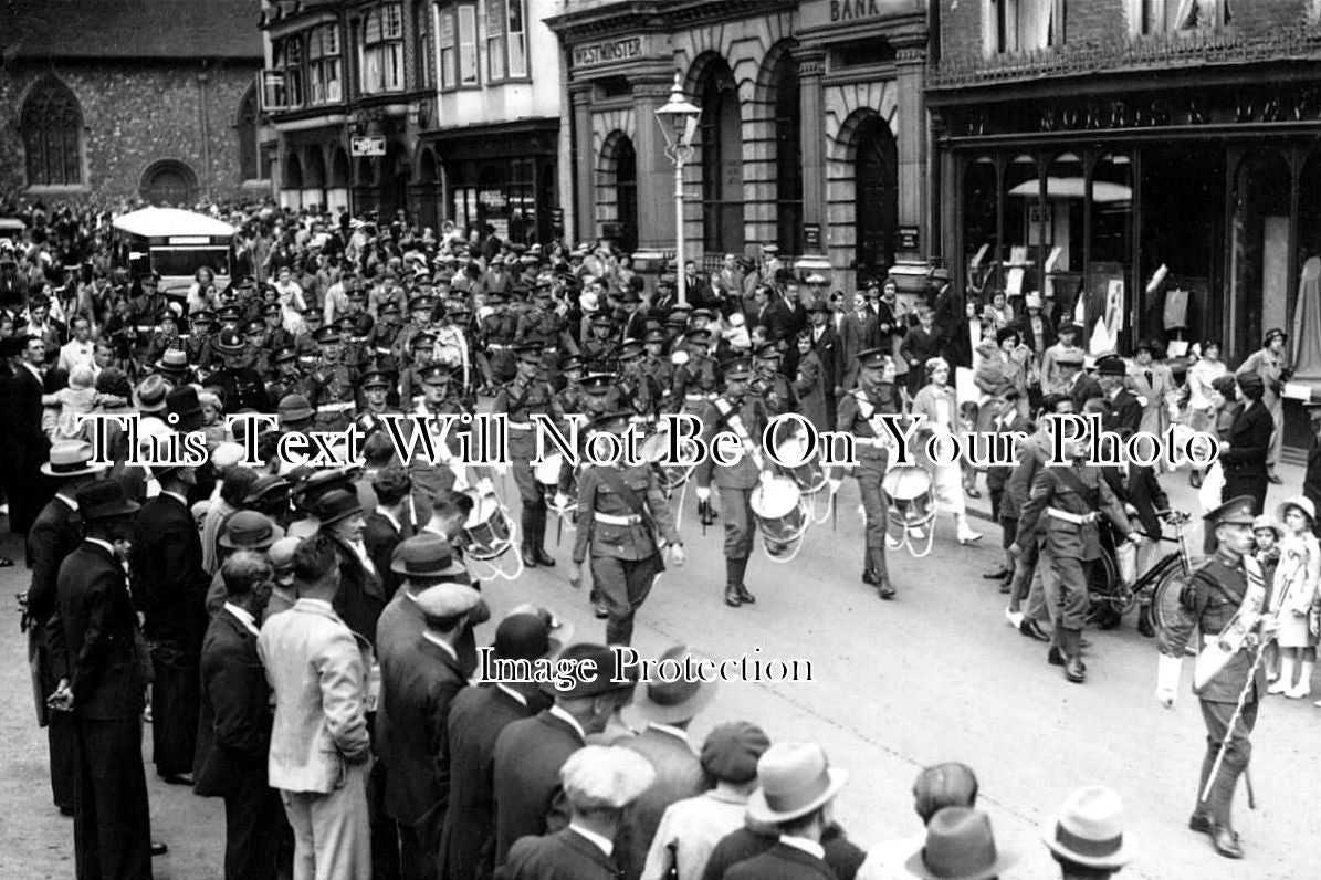 BK 728 - Dunstable School Cadet Corps Band, Reading, Berkshire c1936
