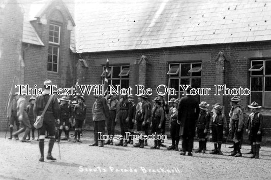 BK 732 - Bracknell Boy Scouts Parade, Reading, Berkshire c1913
