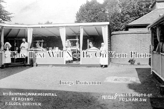 BK 816 - No 1 Military War Hopsital, Reading, Berkshire WW1 c1917