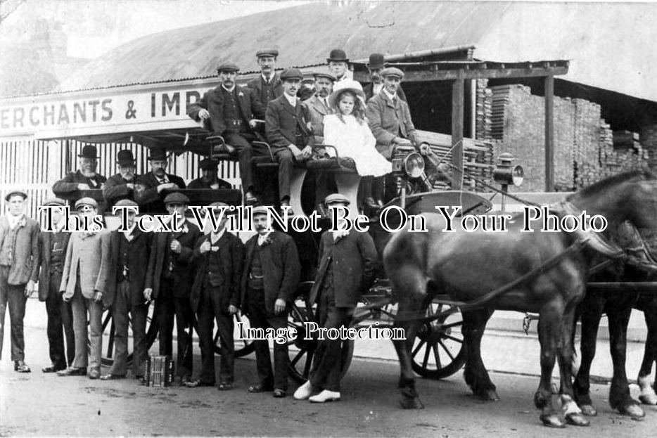 BK 88 - Baynes Timber Merchants Outing, Reading, Berkshire 1909