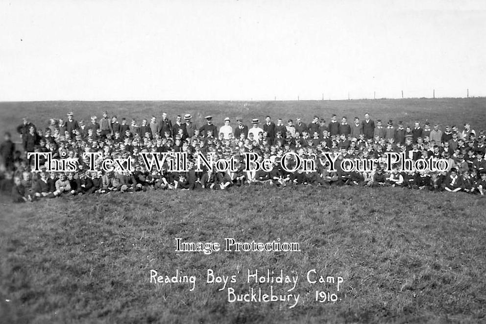 BK 904 - Boys Holiday Camp, Bucklebury, Reading, Berkshire c1910