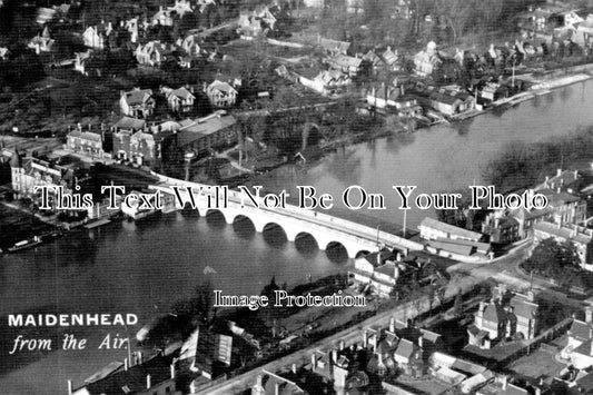 BK 914 - Maidenhead From The Air, Berkshire