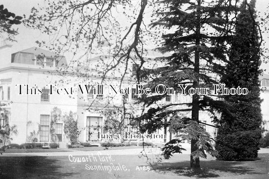 BK 929 - Cowarth Park, Sunningdale, Berkshire c1920