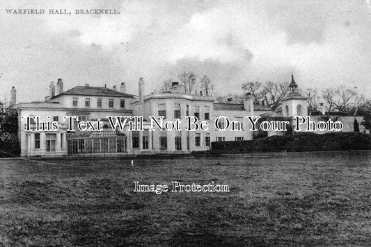 BK 943 - Wakefield Hall, Bracknell, Berkshire c1910