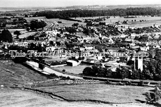 BK 969 - Canal & St Lawrence Church From The Air, Hungerford, Berkshire