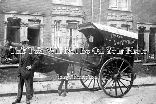 BR 101 - Tottle Bakers Delivery Horse & Cart, Hotwells, Bristol