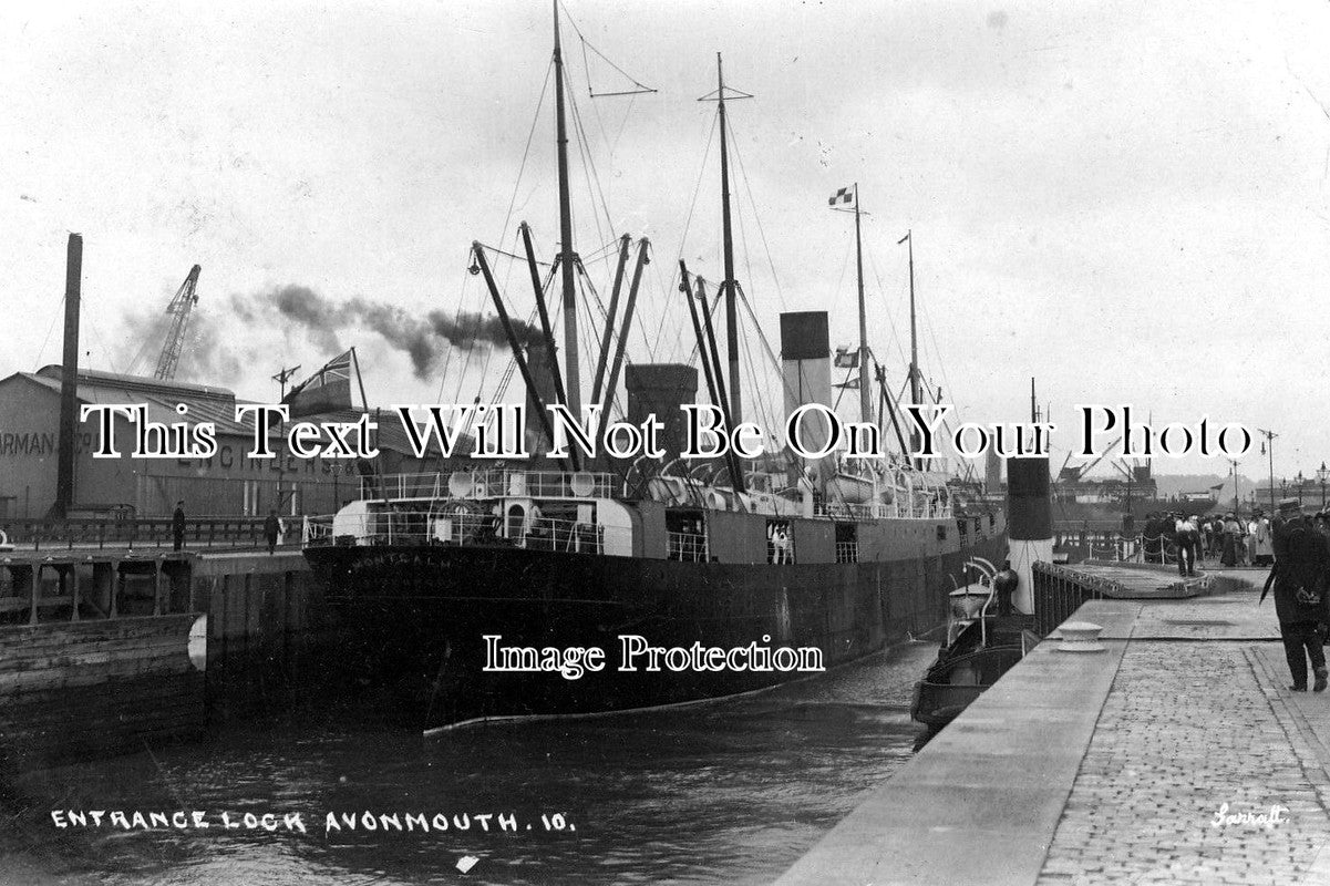 BR 13 - Entrance Lock, Avonmouth, Bristol c1917