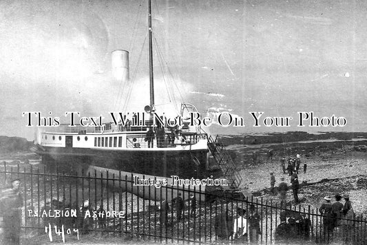 BR 168 - Shipwreck Paddle Steamer P S Albion Ashore, Bristol