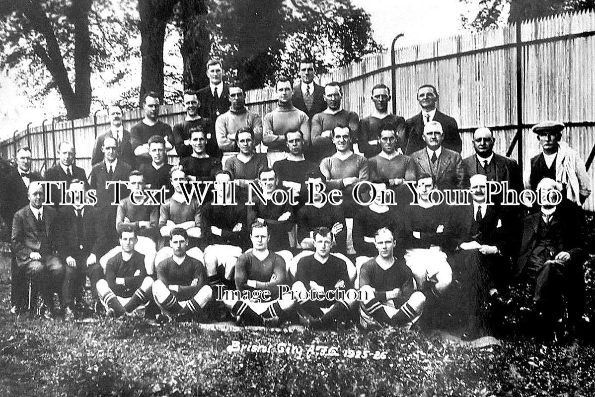 BR 184 Bristol City Football Club 19251926 Team JB Archive