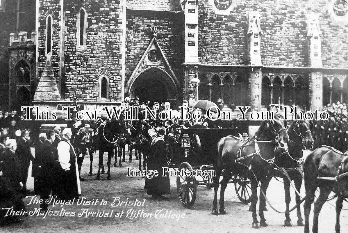 BR 220 - Royal Visit To Clifton College, Bristol c1910