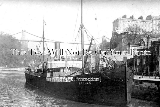 BR 289 - Arnold Alongside In The River Avon At Bristol c1905