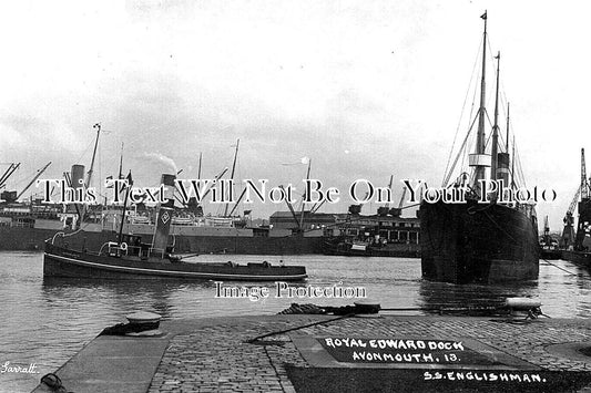 BR 297 - SS Englishman, Royal Edward Dock, Avonmouth, Bristol 1915