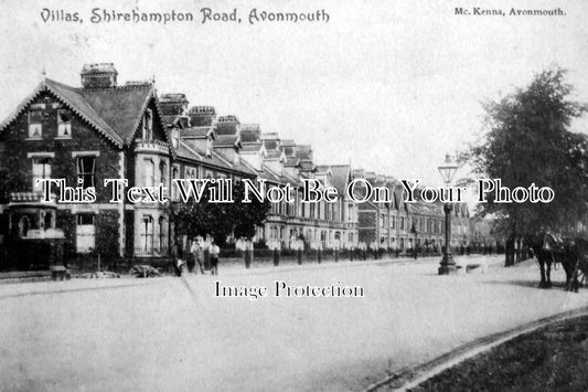 BR 30 - Villas, Shirehampton Road, Avonmouth, Bristol c1907