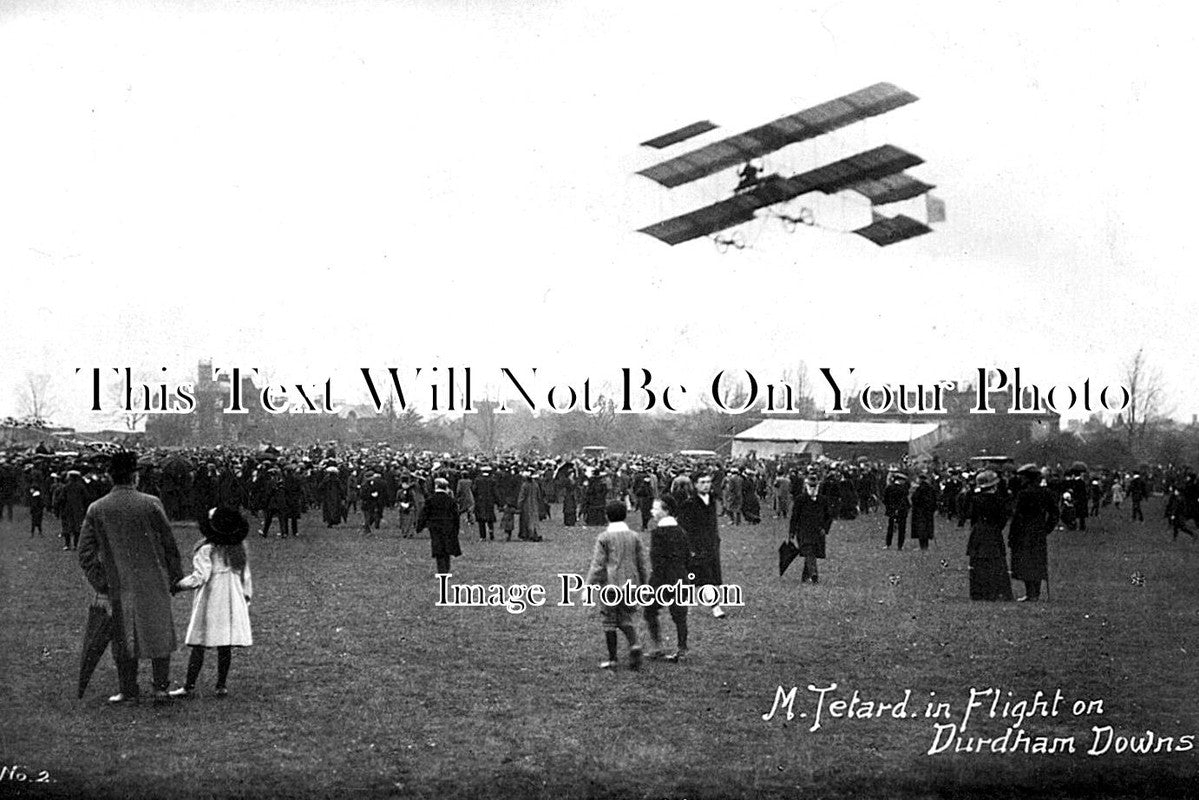 BR 341 - Aviator M Tetard, Aeroplane, Durdham Downs, Bristol